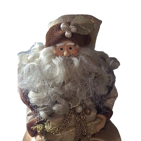 Vintage 1998 Homespun Creations Santa Claus Figurine Nicholas 15" Tall - Picture 6 of 6
